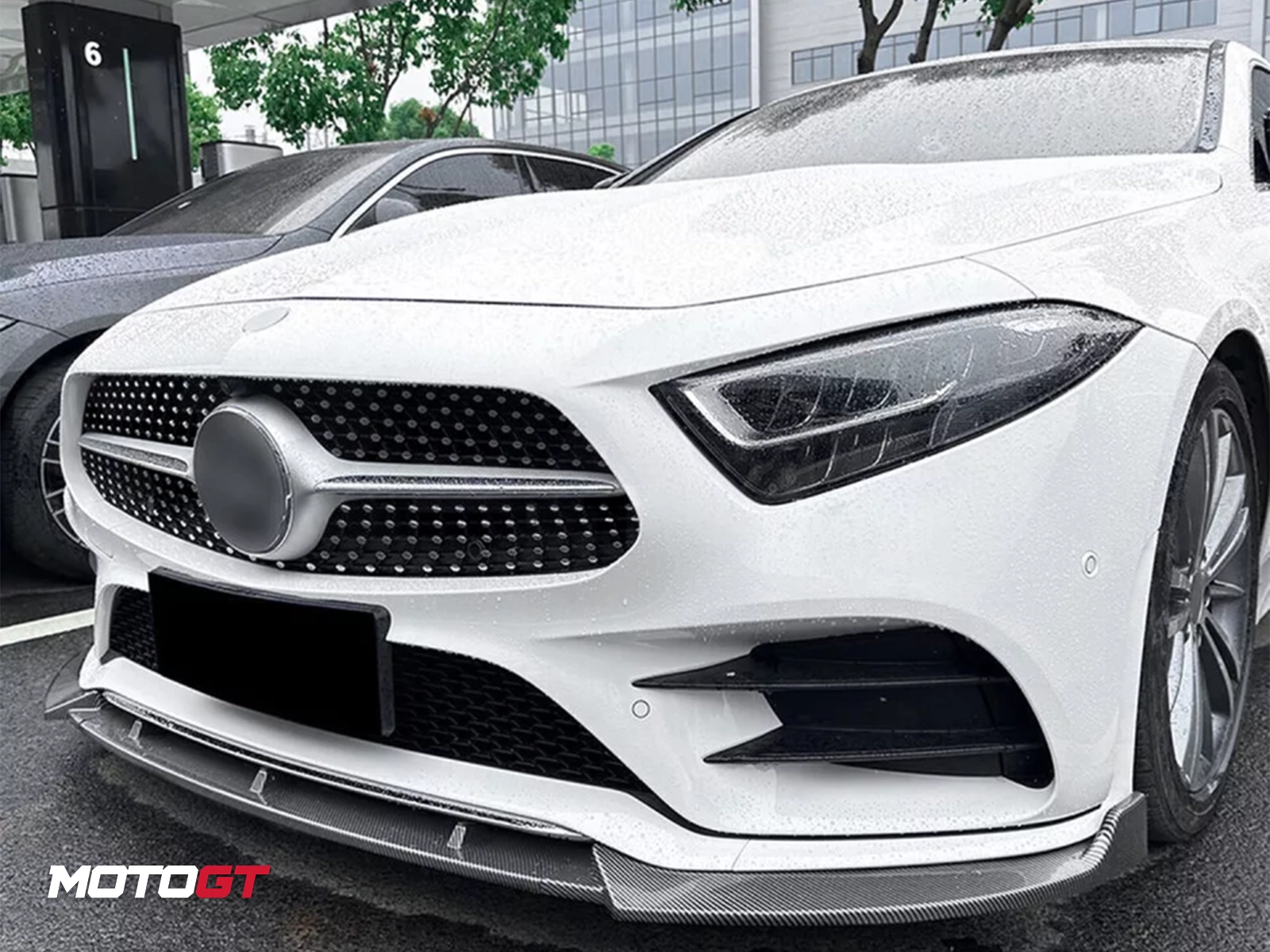 A CLASS FRONT BUMPER LIP SPLITTER